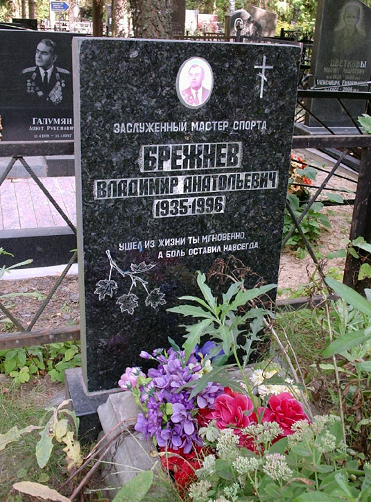 могила Брежнева В.А., фото Двамала, 2007 г.
