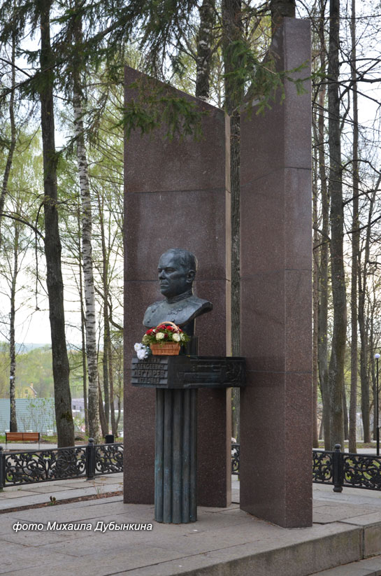 могила В.А. Дегтярёва, фото Михаила Дубынкина, 
январь 2019 г.