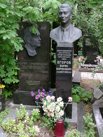 могила Б.Б. Егорова, фото Двамала, 16.6.07 г. 