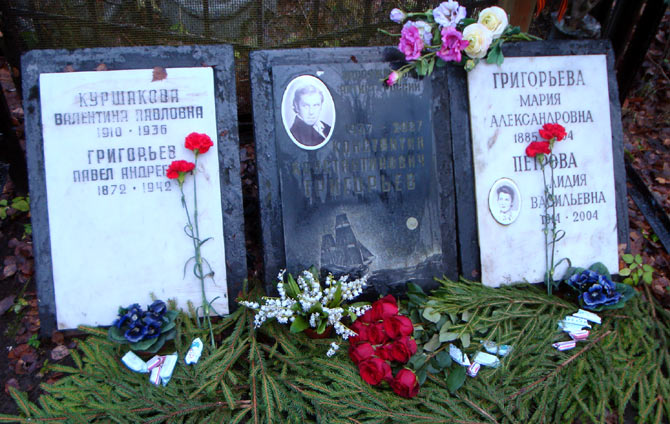 могила К. Григорьева, фото ***