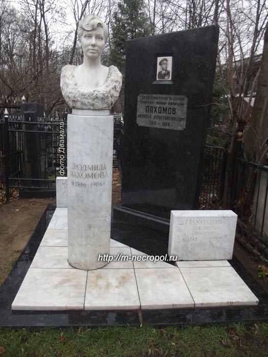 могила Людмилы Пахомовой, фото Двамала вариант 2012 г.