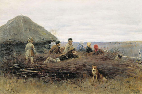 А.С. Степанов, Дети на хворосте, 1899
